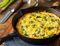 Cast Iron Spinach and Artichoke Egg Bake