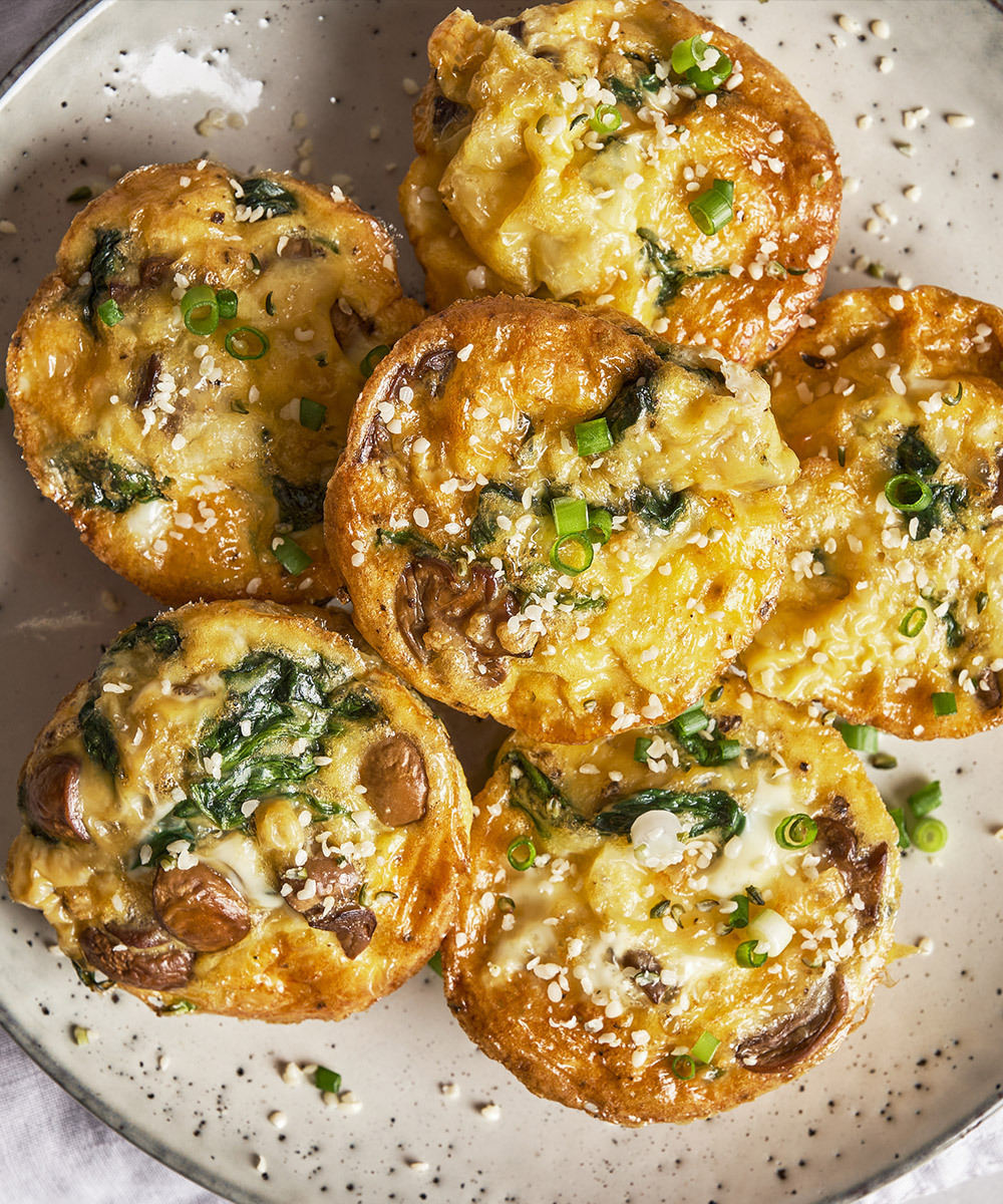 Mushroom egg muffins