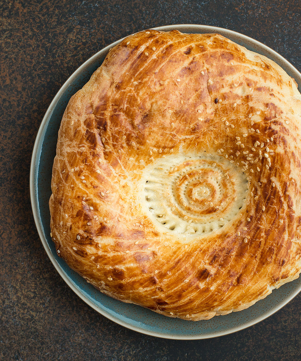 Spiral cinnamon flatbread