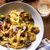 Carbonara with brussel sprouts
