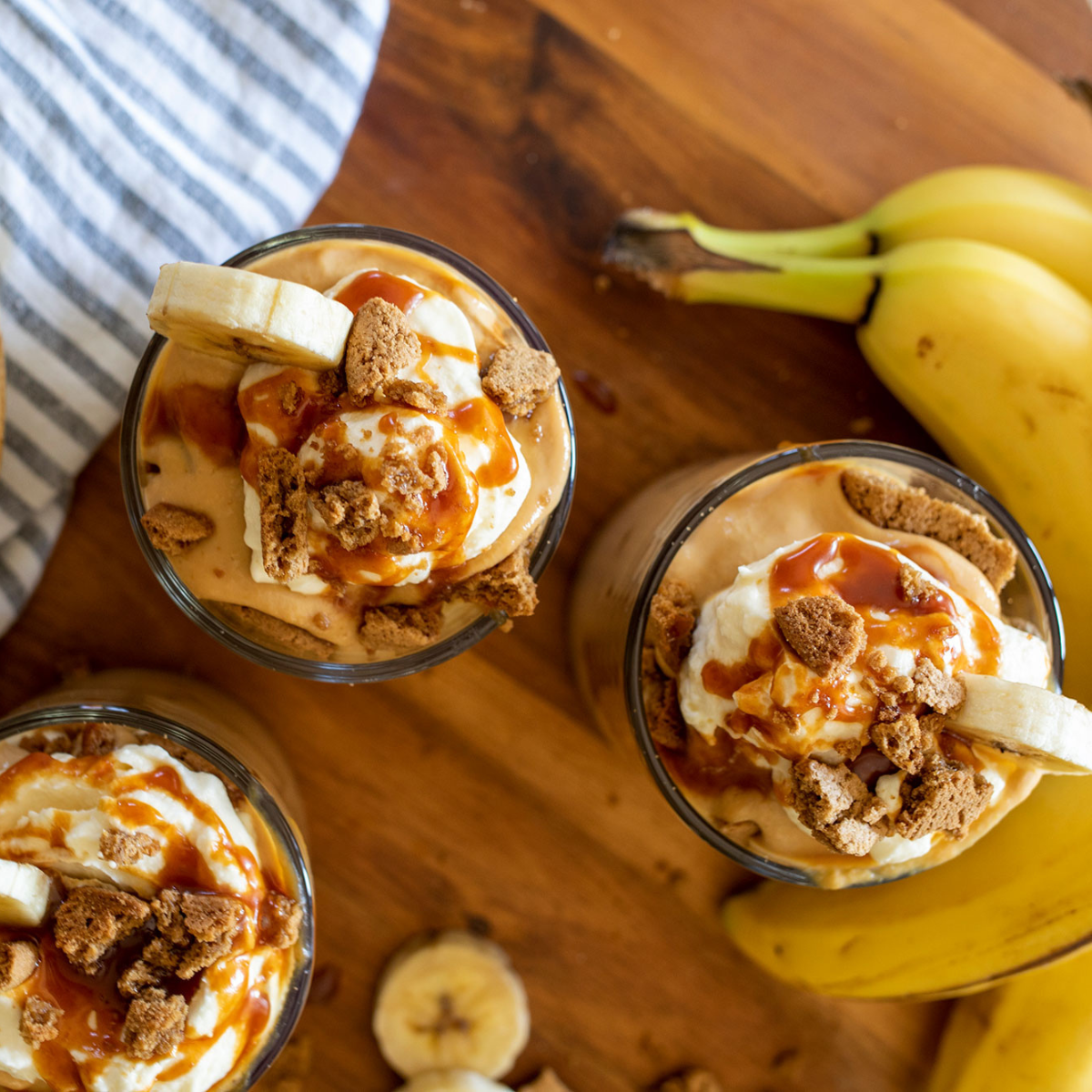 Visual Reference: Salted Caramel Banana Pudding